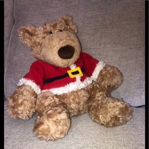 Pottery Barn Kids and GUND santa teddy bear